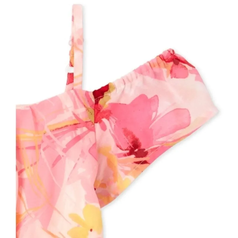 Girls off shoulder floral dress